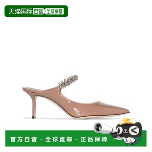 裸色Bing镶嵌条带高跟鞋 Choo BIN 香港直邮香港直发Jimmy 1h可退