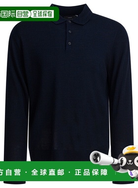 1h可退 香港直邮VINCE 男士 美利奴羊毛Polo衫 M05196453A403CBLB