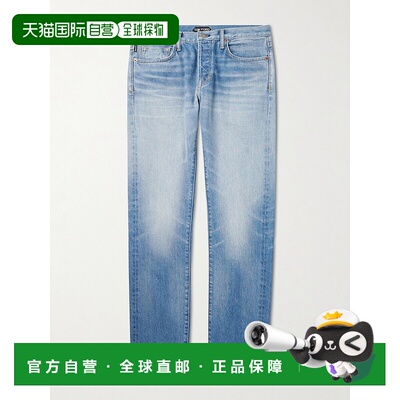 1h可退 香港直邮Tom Ford 汤姆 福特 男士 修身牛仔裤 DPH001DMC0