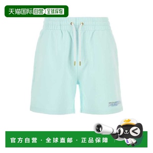 1h可退 香港直邮Casablanca 男士 粉蜡笔浅蓝棉质百慕大短裤 MAW2
