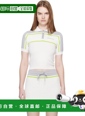 1h可退 香港直邮Casablanca 女士 白色 Tennis Polo 衫 WSP26KW12