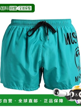 香港直邮Moschino 莫斯奇诺 男士 泳裤 green绿色 舒适时尚