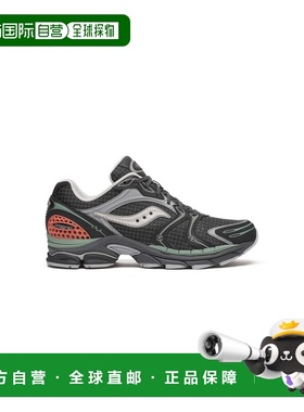 自营欧洲直邮Saucony Progrid Triumph 4男士黑灰色休闲运动鞋