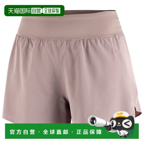 欧洲直邮SALOMON 女士短裤 1124116IRON CO 花色【付后1h可退】