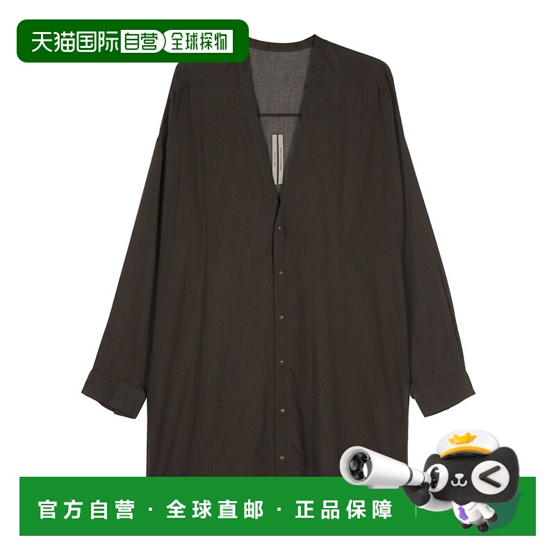 香港直邮Rick Owens Porterville Larry Y领衬衫 RU02D6294U78