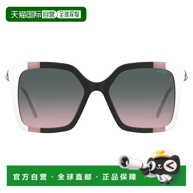 1h可退 香港直邮Moschino 莫斯奇诺 女士 Eyewear 方格太陽眼鏡 M