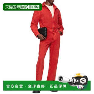 香港直邮Bottega Veneta 腰带环牛仔裤 740397V4F40直筒裤