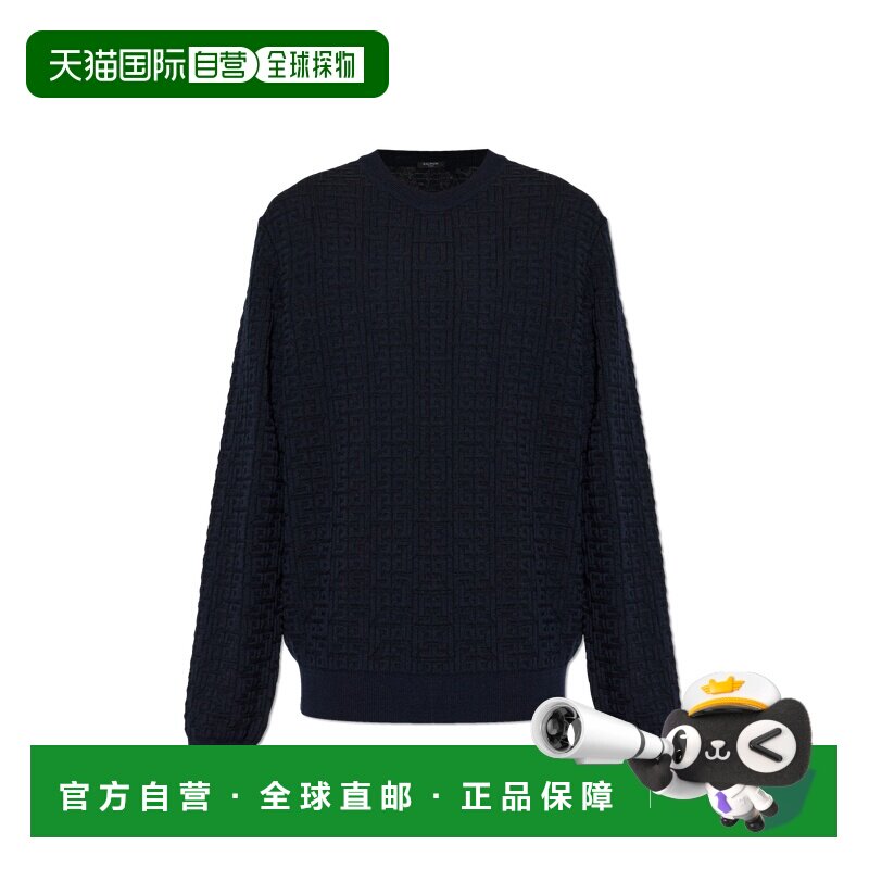 1h可退 香港直邮BALMAIN 男士卫衣 GH1KD000KI036AJ SS2026 黑色