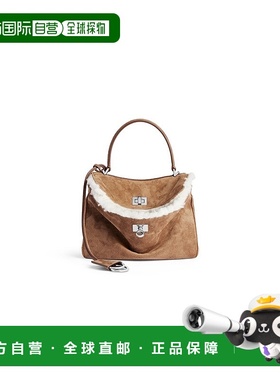 自营欧洲直邮Balenciaga巴黎世家 Rodeo女士可拆钥匙扣迷你手提包