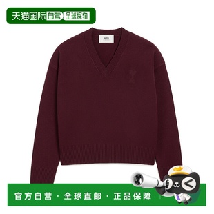 领毛衣 1h可退 Paris UKS820KN0071. 香港直邮Ami