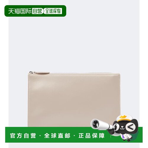 香港直邮toteme 女士 Threefold 绸缎手包 white白色 舒适时尚