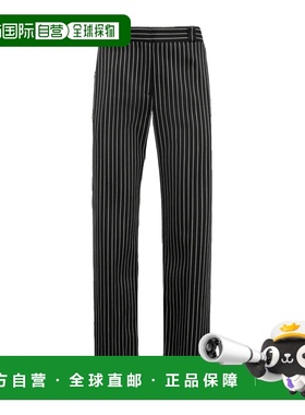香港直邮Tom Ford 条纹图案休闲裤 PAW679FAX1693NWF