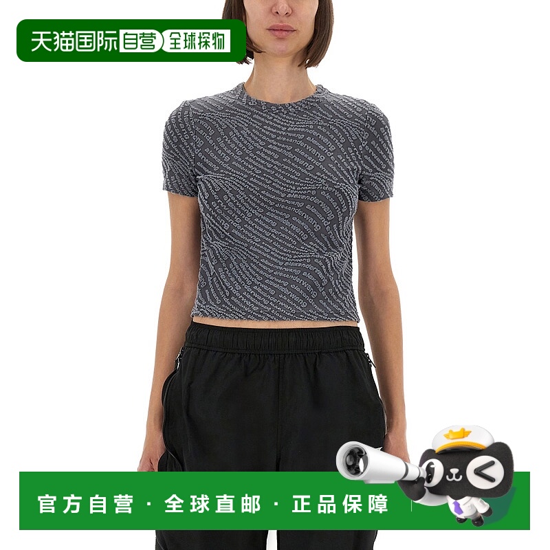 香港直邮Alexander Wang 亚历山大 王T系列 女士 带LogoT恤 4CC32