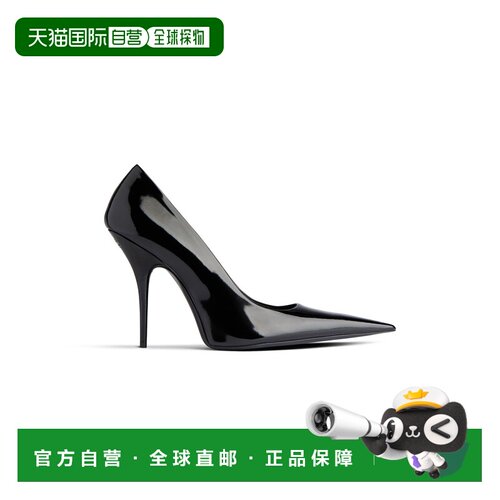 自营欧洲直邮Balenciaga巴黎世家 Avenue女士黑色BB标识尖头高跟