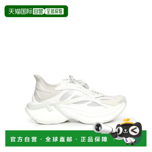 1h可退 香港直邮Fendi 芬迪 女士 F-LIGHT 网纱皮质运动鞋 8E8887