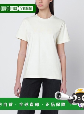 1h可退 香港直邮A.P.C. 女士 圆领带LogoT恤(本色) COHMBM26384CO