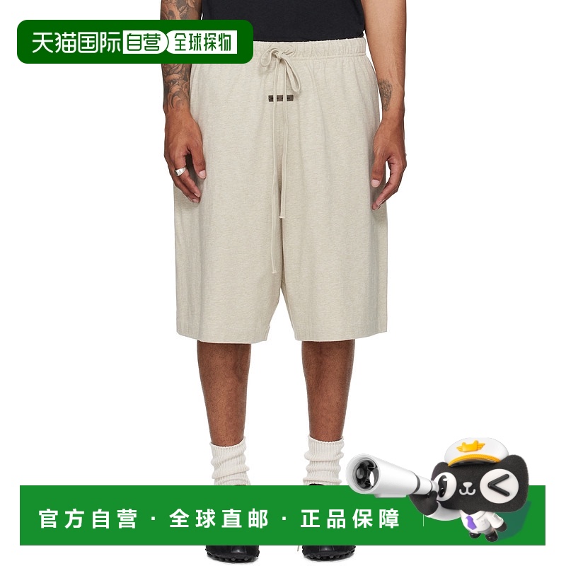 1h可退 香港直邮Essentials 男士 米色 Basketball Jersey 短裤