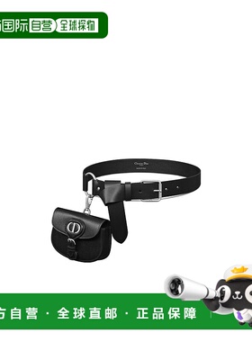 香港直邮Dior 徽标l腰带 B06449BVL牛皮针扣配饰