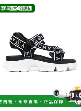 香港直发Givenchy纪梵希女士徽标嵌花露趾凉鞋舒适BE303DE0FP