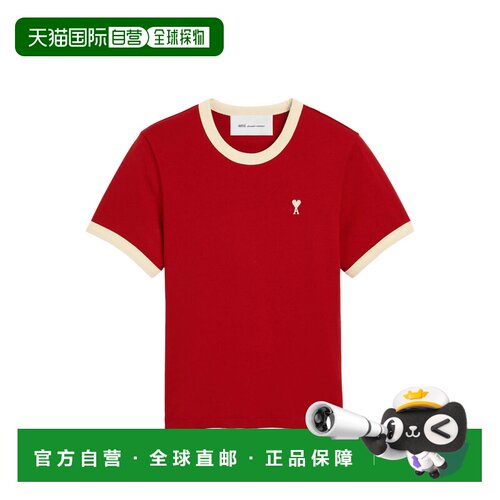 香港直邮Ami Paris 女士 Ami and Polos T恤T恤 FTS413JE0246