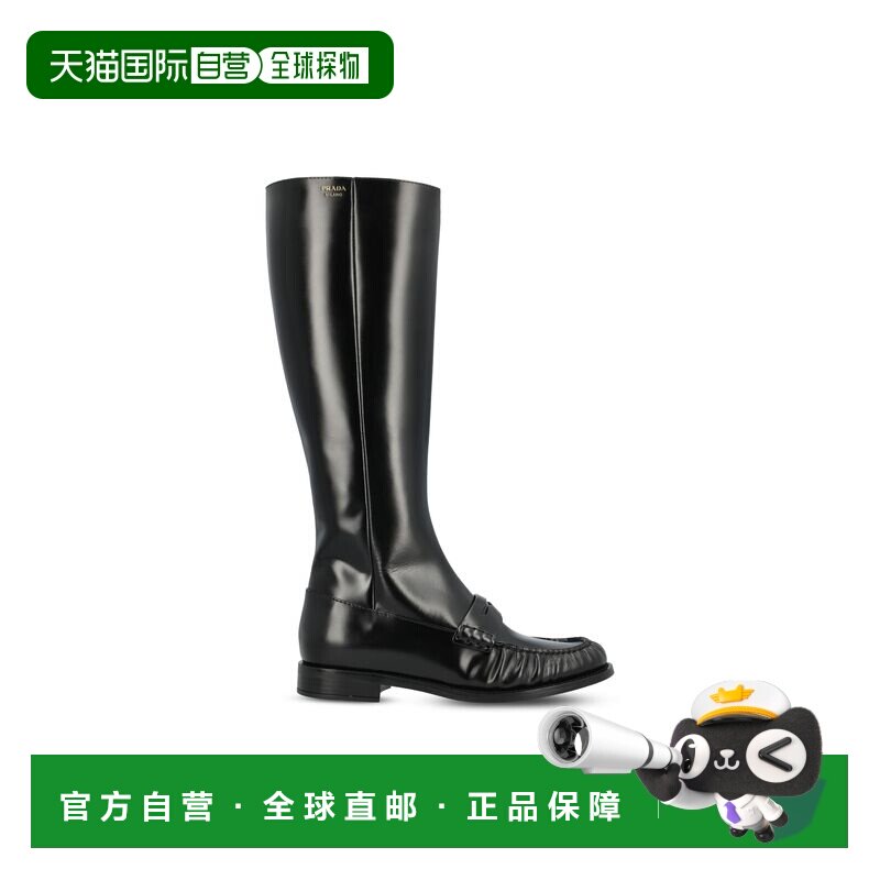 1h可退 香港直邮Prada 普拉达 女士 黑色靴子 1W201OP39F0002