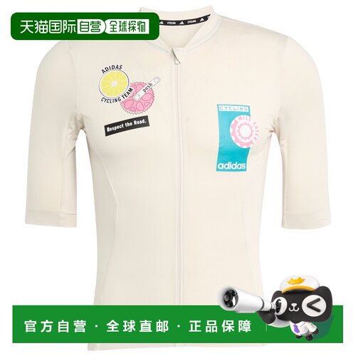1h可退 香港直邮ADIDAS 男士T恤 0564141ALUMINA CO 米白色