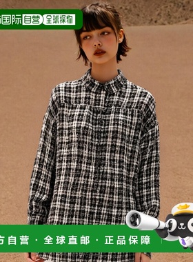 香港直邮Faith Connexion 黑白格纹衬衫 X1819T00400BLACK