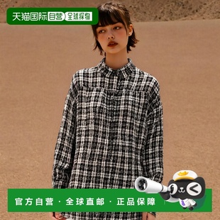 X1819T00400BLACK 黑白格纹衬衫 香港直邮Faith Connexion