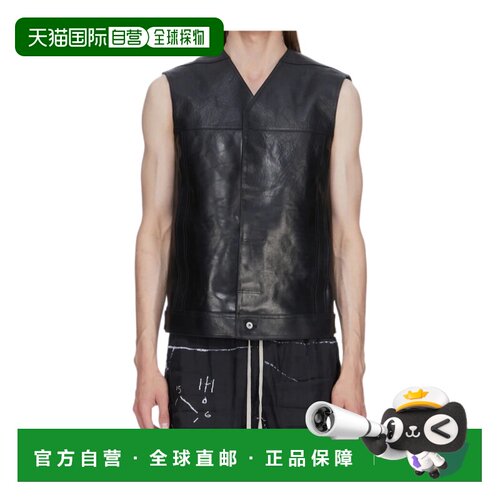 香港直邮Rick Owens V领马甲 RU01F2768LGB