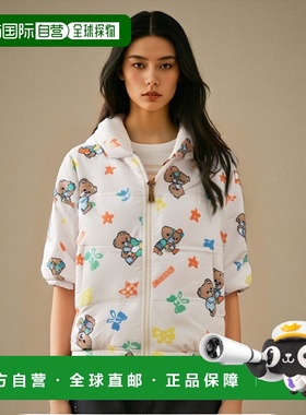 香港直邮Moschino 印花夹克 MUS02RL3BA586016拉链休闲正品舒适