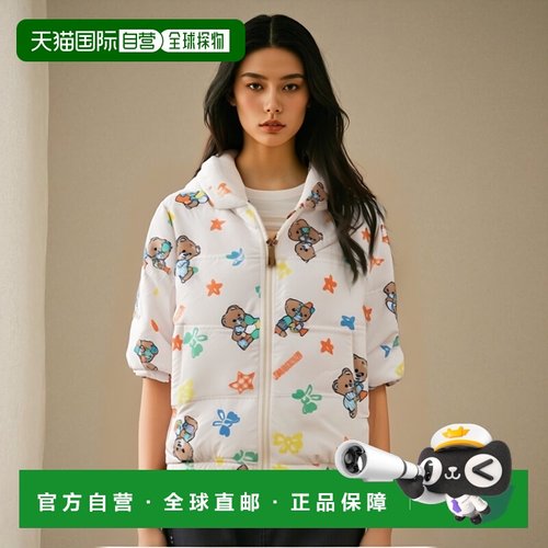 香港直邮Moschino 印花夹克 MUS02RL3BA586016拉链休闲正品舒适