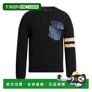 男士 二次方 毛衣 blue蓝色 1h可退 舒适时尚 香港直邮Dsquared2