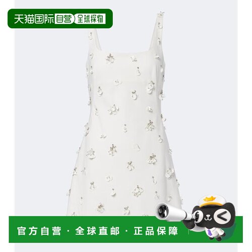 香港直邮Simkhai 女士 Ziva crêpe 精饰迷你连衣【付后1h可退】