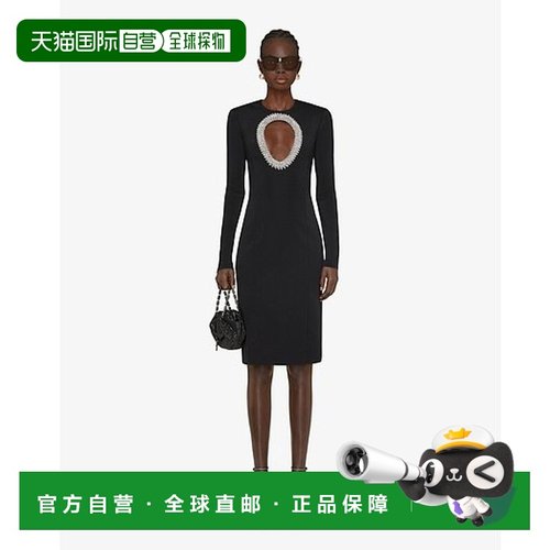 香港直邮Givenchy 圆领长袖礼服裙 BW21LW4ZGR纪梵希连衣裙