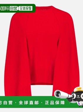 1h可退 香港直邮toteme 女士 TOTEME PRE 红色毛线衫 261WRT0635Y