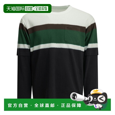 香港直邮SACAI 男士T恤 2604134M020MULTICOLOR A【付后1h可退】