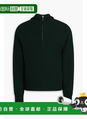 香港直邮Burberry 巴宝莉 男士 羊毛半拉链连帽衫 MPM93E30215150