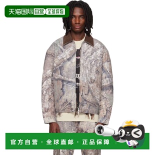 香港直邮Represent 男士 卡其色 Realtree Camo Trucker 夹克