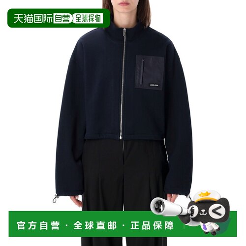1h可退 香港直邮Miu Miu 缪缪 女士 拉链抓绒夹克 MJLA0918TP