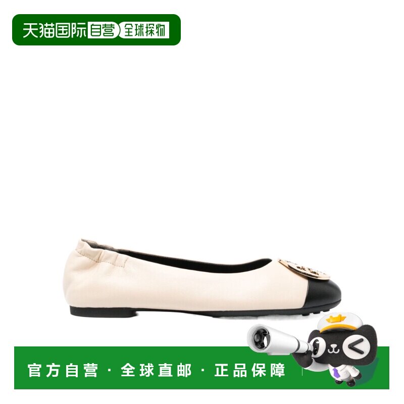 香港直邮Tory Burch 鞋头盖芭蕾平底鞋一脚蹬单鞋 148336芭蕾舞鞋 - 实物图