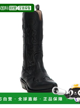 1h可退 香港直邮GANNI 女士靴子 S3110004 SS2026 黑色 Boots