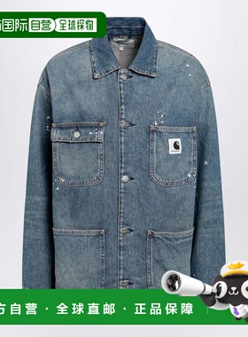 1h可退 香港直邮CARHARTT WIP 女士 OG Michigan 抓破起绒牛仔夹(