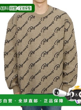 1h可退 香港直邮Represent 男士 MH3010 淡褐色卫衣 MH3010HAZEL