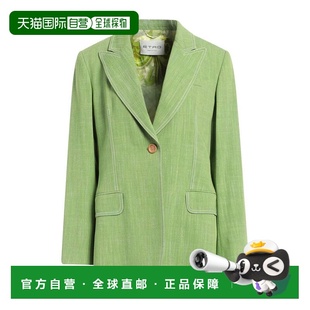 香港直邮Etro 艾特罗 女士 西装外套 green绿色 舒适时尚