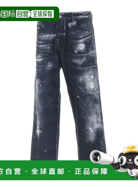 香港直邮Emporio Armani 腰带环牛仔裤 EM001230AF19317直筒裤