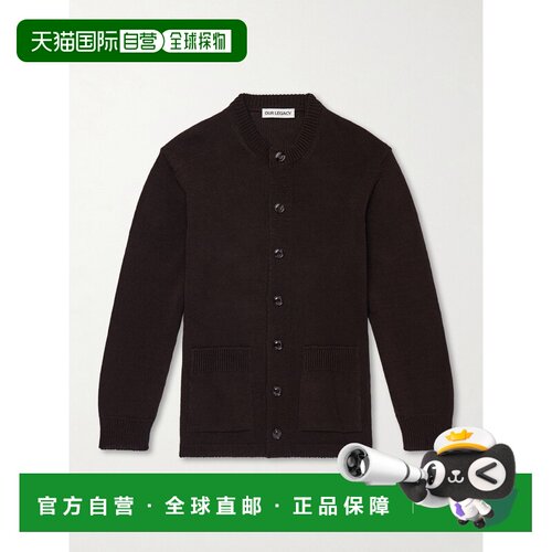 Our Legacy 男士 Parlor 有机棉针织开衫 M2263PBBLACKCO