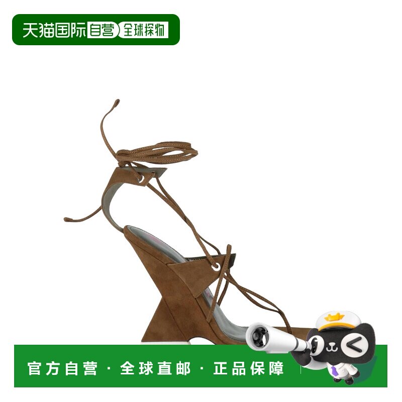 香港直邮The Attico 女士 人字拖 GREEN绿色凉鞋 时尚舒适高跟