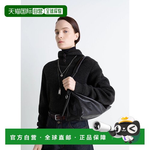 欧洲直邮LEMAIRE (2025) 系带皮革长棍包手提包单肩包