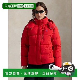 自营欧洲直邮RalphLauren拉夫劳伦 Polo连帽绗缝羽绒服鸭绒