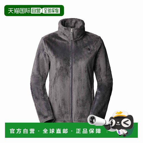 自营欧洲直邮The North Face北面 Osito女士珍珠灰拉链闭合夹克